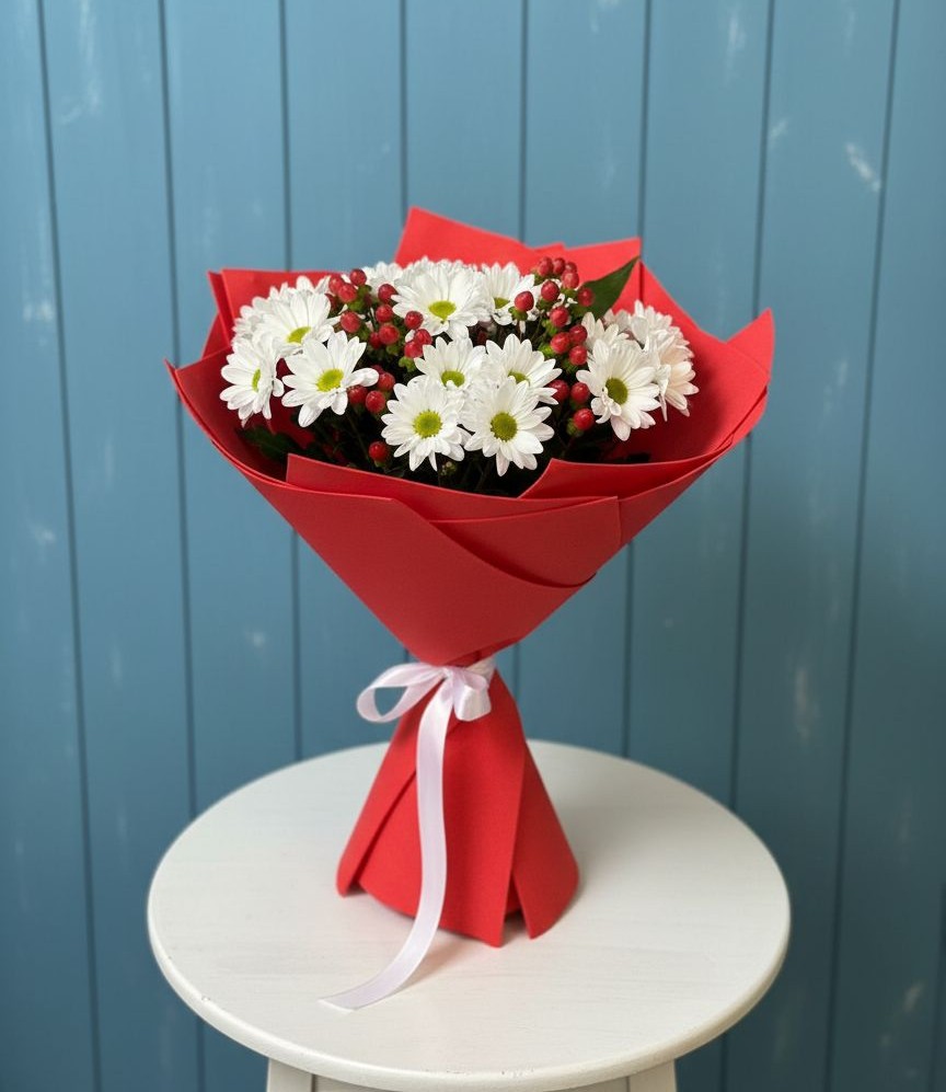 Букет цветов из: Хризантемы в Мелехово