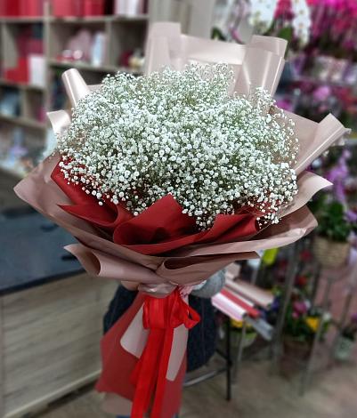 Букет цветов из: Гипсофила в Мелехово