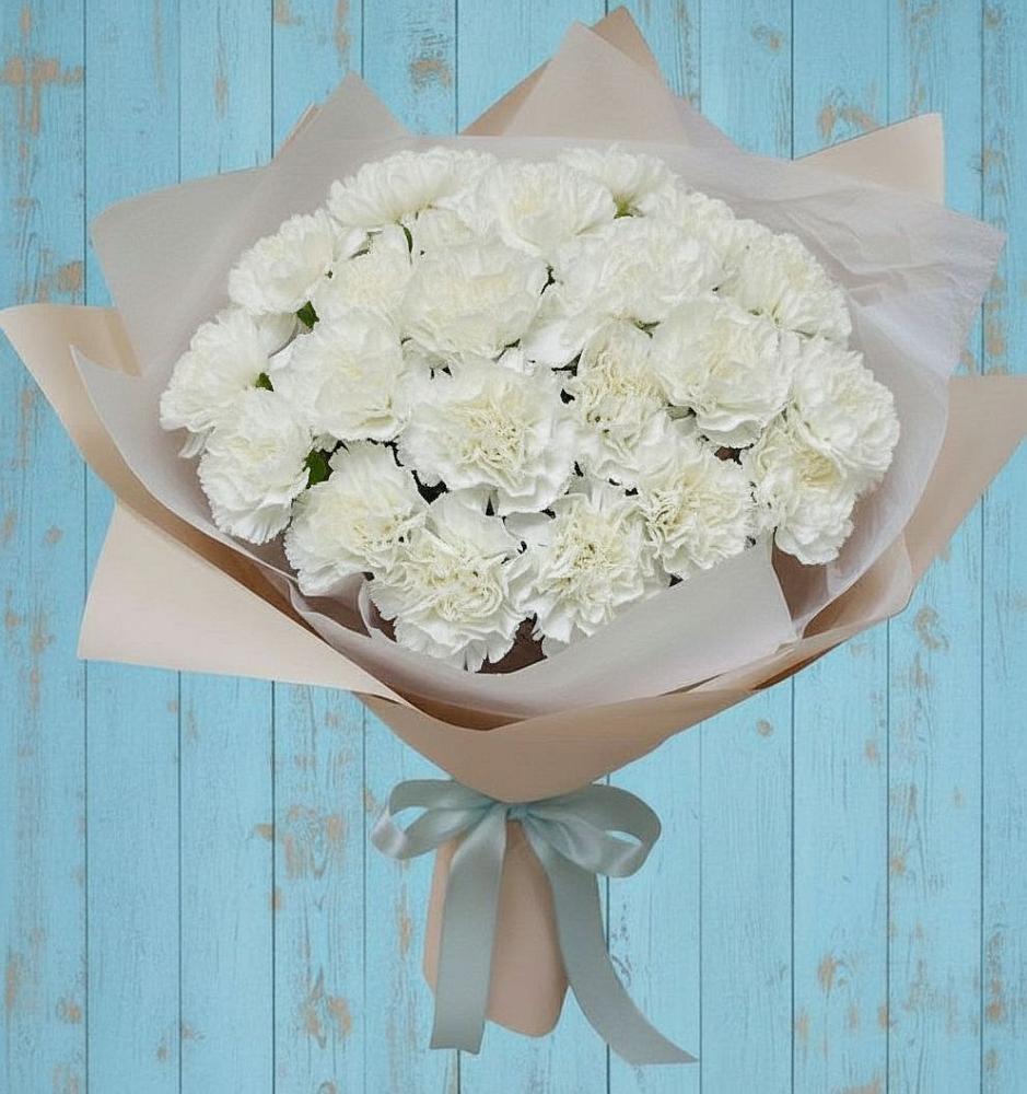 Букет цветов из: Гвоздики в Мелехово