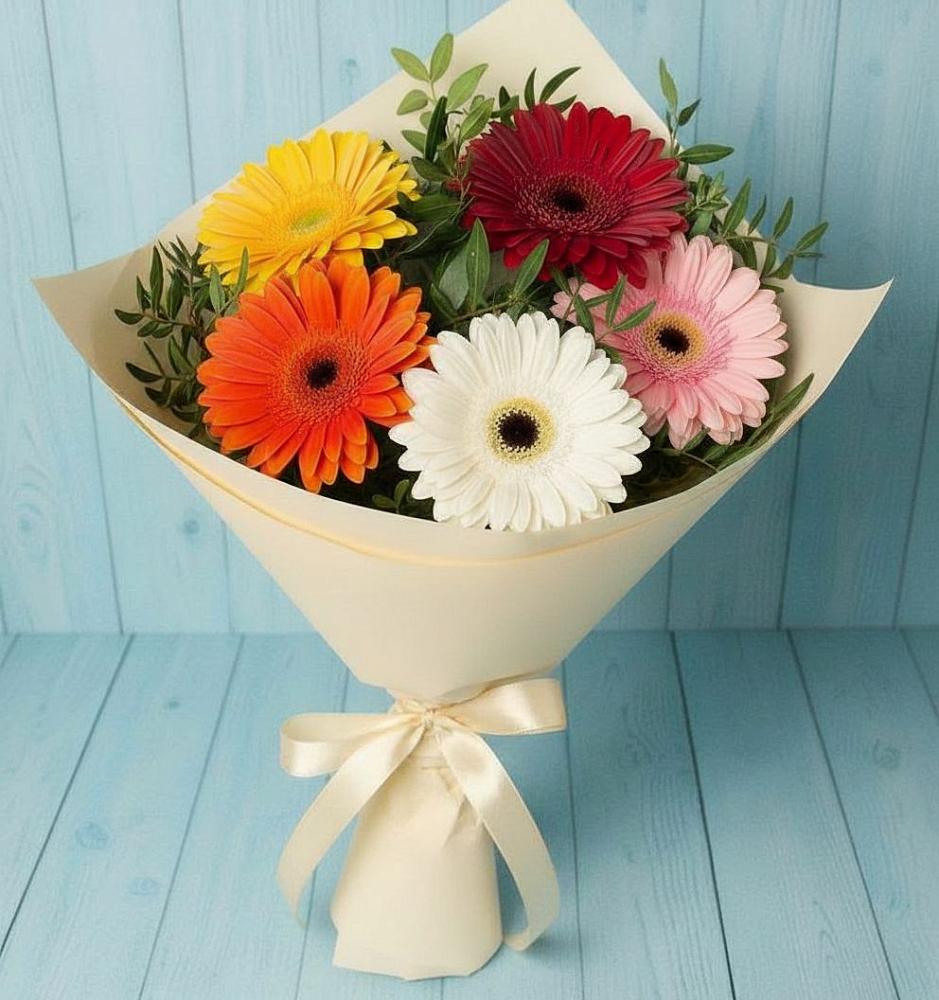 Букет цветов из: Герберы в Мелехово