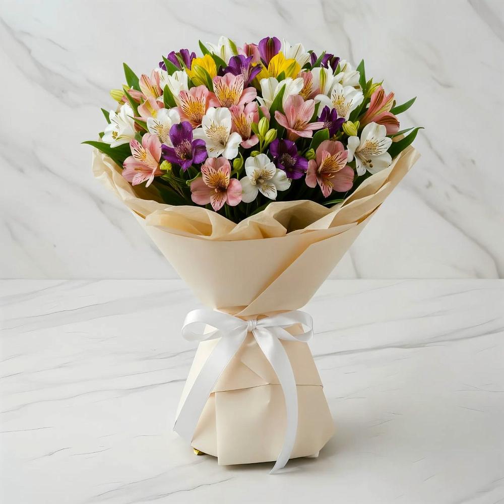 Букет цветов из: Альстромерии в Мелехово