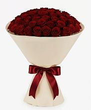 Букет 101 Бордовая роза Блэк Бакарра в Мелехово