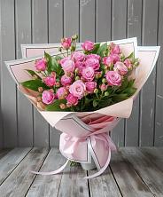 Букет Розовый кустик в Мелехово