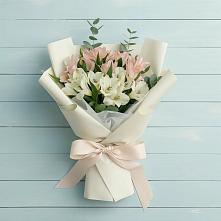 Букет цветов из:  Альстромерии в Мелехово