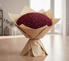 Букет 101 Красная роза в Мелехово