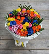 Букет цветов из:  Розы и Хризантемы #REPLACE_PRED# Мелехово