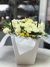 Цветочная композиция из Розы  в Мелехово