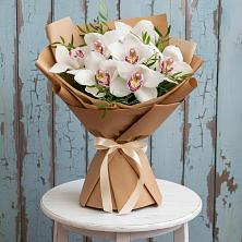 Букет цветов из:  Орхидеи и Розы в Мелехово
