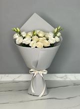 Букет цветов из:  Розы и Лизиантусы в Мелехово